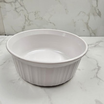 Corningware F-5-B White Round Casserole Baking Dish No Lid 1.6 Liter - $10.39