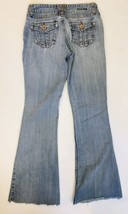 Super Soft Distressed Piama Denim Jeans Size 0 Junior&#39;s / Ladies Cotton Blend - £13.47 GBP