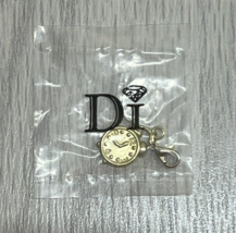 Diamonds International Gold Tone Alarm Clock Jewelry Charm Clasp - £8.58 GBP