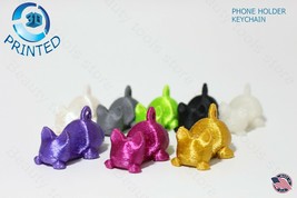 3d printed keychain phone stand cat - $151.23 MXN