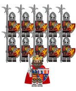Medieval Asperity Infantry Custom 11 Collectible Mini Block Sets - $21.58