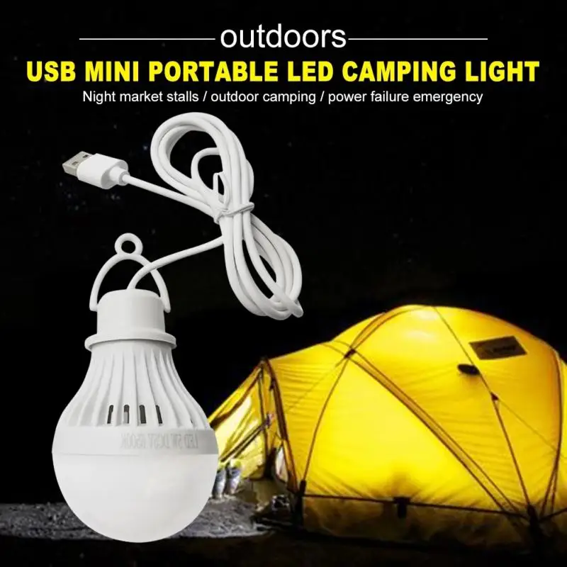 Portable Outdoor Mini Camping Lamp 5V Hanging Camp Lights Multi Tool Tent - £10.40 GBP+