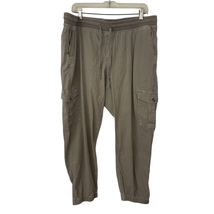 Sonoma Jogger Pants Clay Brown Drawsting Elastic Waist Cargo Women Size XL - $20.71