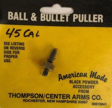 Thompson Center Ball &amp; Bullet &amp; Wad Puller No. 9013 .45 Cal 10-32 Thread... - £59.60 GBP