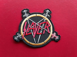 SLAYER AMERICAN HEAVY ROCK METAL POP MUSIC BAND EMBROIDERED PATCH  - $4.99