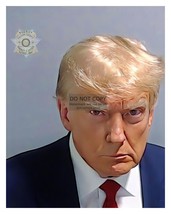 President Donald Trump Mugshot Fulton County Digitaly Enhanced 11X14 Photo - £12.57 GBP