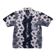 BEAR Surf Shirt Men Size Medium Hawaiian Floral Print  Kona Wave Aloha Hawaii - £23.86 GBP