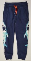 L) 365 Kids Garanimals Boys Navy Blue Shark Sweat Pants Size 4 - $5.93