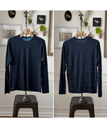 Lululemon Metal Vent Tech Long Sleeve Shirt Dark Blue Mens M - $35.71 CAD