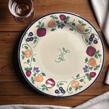 A Princess House 4-Dinner Plates ORCHARD MEDLEY FRUIT BOEDER INDONESIA 1... - £38.14 GBP