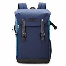 Multifunctional Camera Backpack DSLR Blue Bag for 15.6 Laptops Waterproof Rain - £79.00 GBP