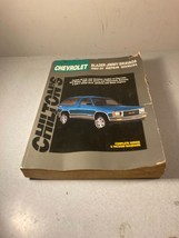 Chilton&#39;s 1982-91 Chevrolet Repair Manual Blazer Jimmy Bravada - £12.58 GBP