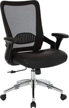 Black Screen Back Adjustable Office Desk Chair With Lumbar Support From, Ec3. - £180.78 GBP
