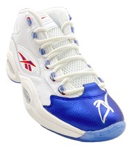 Allen Version 76ers Unterzeichnet Rechts Reebok Frage Mid Dunkelblau Schuhe JSA - £186.07 GBP