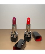 Set of 2 Christian Dior Rouge Dior Lipsticks - 792 Lady Dior 999 Satin B... - $29.92