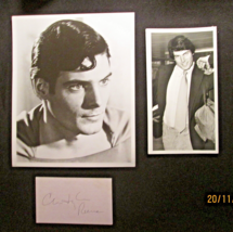 Christopher Reeve (Superman The Movie) Sign Autograph Card &amp; Photos - £789.53 GBP