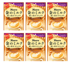 Kanro Japan Premium Kin No Milk Candy - Cafe Latte Flavor, 70g - Set of 6 - $22.72