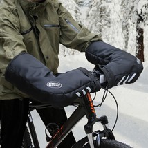 Autumn Winter Cycling Warm Handle Gloves Bicycle Handle Mittens Reflective Mount - £96.79 GBP