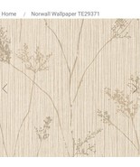 Norwall Wallcoverings  TE29371 Texture Style 2 Cow Parsley Wallpaper Cream - $25.76 CAD