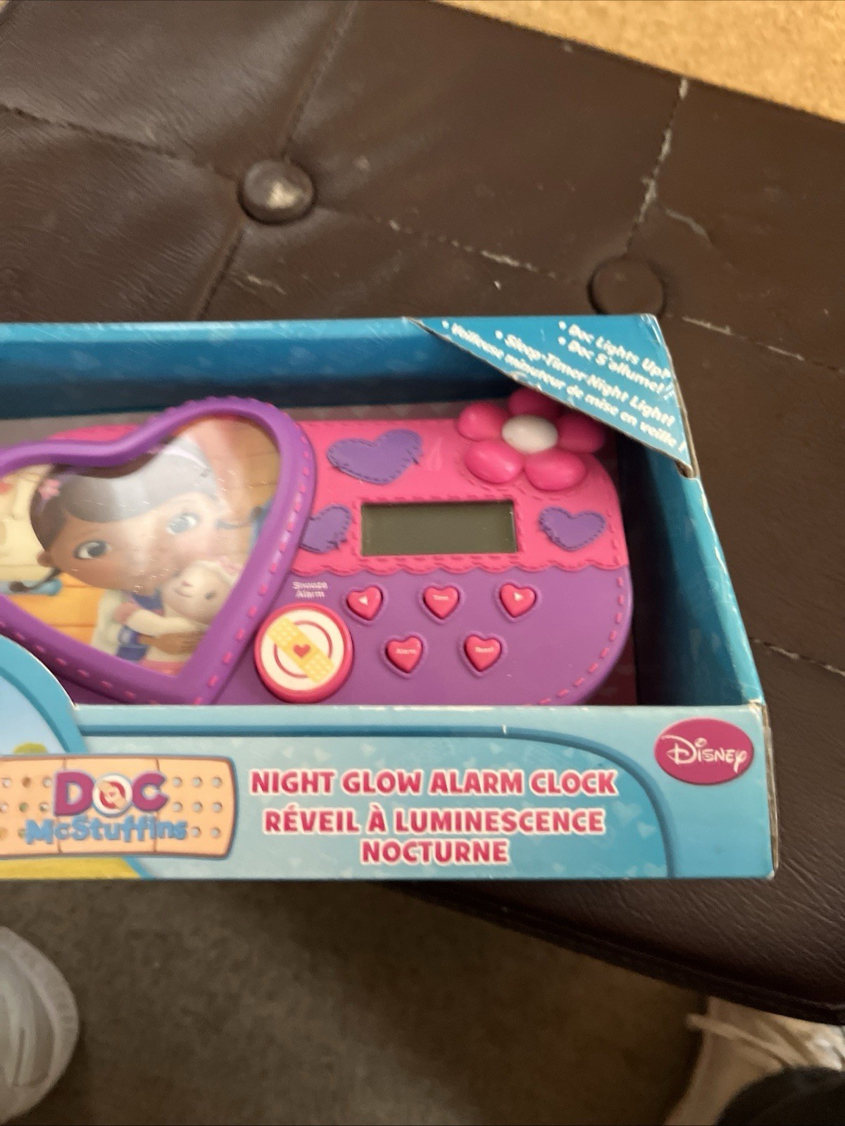 Doc Mcstuffins Disney Junior Digital Alarm Clock Rare - Clocks, Radios