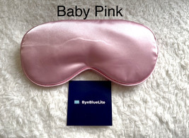 Baby Pink Color Silk Sleep Mask Single by ByeBlueLite - $9.99