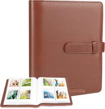 Ablus 256 Pockets Photo Album For Polaroid Snap Snaptouch Zip Mint, Brown - £28.20 GBP