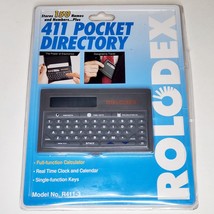 Rolodex R411-3 Electronic Pocket Directory NEW SEALED - $14.20