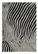 5&#39; X 8&#39; Cream and Black Abstract Distressed Area Rug - $325.66