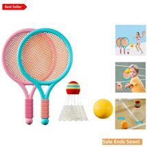 Kids Tennis and Badminton Racket Set for Children Outdoor Sports Bright ... - $32.62