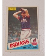 Bert Blyleven Cleveland Indians 1985 O-Pee-Chee Card #355 - £0.77 GBP