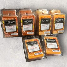 Tuscany Candle Wax Melt Bundle 6/pk Pumpkin Autumn Scents w Essential Oils - £23.35 GBP