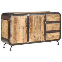 Sideboard 140x40x80 cm Solid Mango Wood - £516.50 GBP