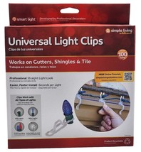 Universal Light Clips C7, C9, LED, Icicle, and Mini 100 Clips Brand New In Box - £6.78 GBP