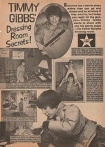 Timothy Gibbs teen magazine pinup clipping dressing room Tiger Beat Rip - $1.50