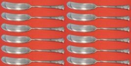 Windham by Tiffany &amp; Co. Sterling Silver Butter Spreader flat handle Set 12 pcs - $593.01