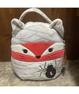 Squishmallows 2023 Halloween 12&quot; FIFI Mummy Fox Plush Pail Treat Bucket NWT - $48.00 CAD