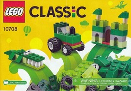Instruction Book Only For LEGO CLASSIC Green Creative Box 10708 - £5.18 GBP
