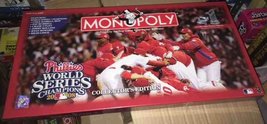 Usaopoly Philadelphia Phillies Mlb 2008 World Series Champions Monopoly - £103.30 GBP