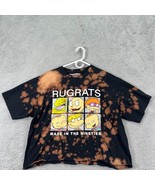 Nickelodeon Womens Black Brown Rugrats Short Sleeve Pullover T-Shirt Siz... - £19.75 GBP