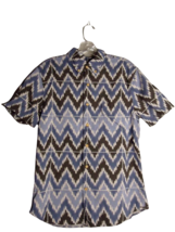 American Eagle Classic Fit Southwestern Print Short Sleeve Button Down M... - £14.23 GBP