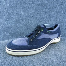 Keds  Women Sneaker Shoes Blue Leather Lace Up Size 8 Medium - £19.88 GBP