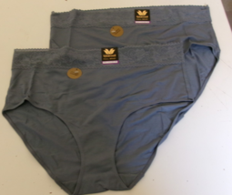 2 Wacoal  comfort touch Full Brief Panty Size 2X-Large Style 875353 Blue... - $24.70