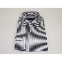 Men's Dress Shirt ENZO PARK Turkey 100% Cotton Breathable Enzo10 Black Stripe image 4