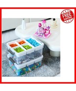 Citylife Stackable 17 QT Clear Storage Box - Craft Organizer with Remova... - $1,482.56 MXN