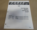 1987 Forza Fuoribordo Parti Catalogo 35 HP Sia 4098 OEM Barca 87 - $9.95