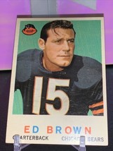 1959 Topps #137 Ed Brown Chicago Bears - £2.23 GBP