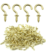 100 Pcs 1/2&quot; Ceiling Cups Hooks Screw Hooks Ceiling Cup Hooks Self-Tappi... - $164.64 MXN