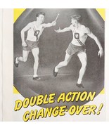 1947 Pennzoil Motor Oil Advertisement Relay Race Runners Automobilia DWUU4 - €21,70 EUR
