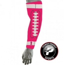 Pink Ribbon Breast Cancer Compression Youth Kids Mens Boys Football Arm ... - £7.18 GBP