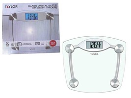 Taylor Digital Glass Chrome Bathroom Scale, COSTCO#1780080 - £19.03 GBP